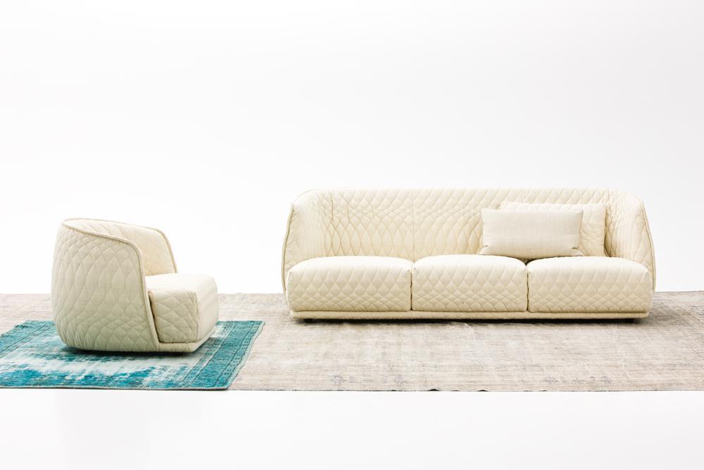 Redondo sofa 215 by Patricia Urquiola for Moroso