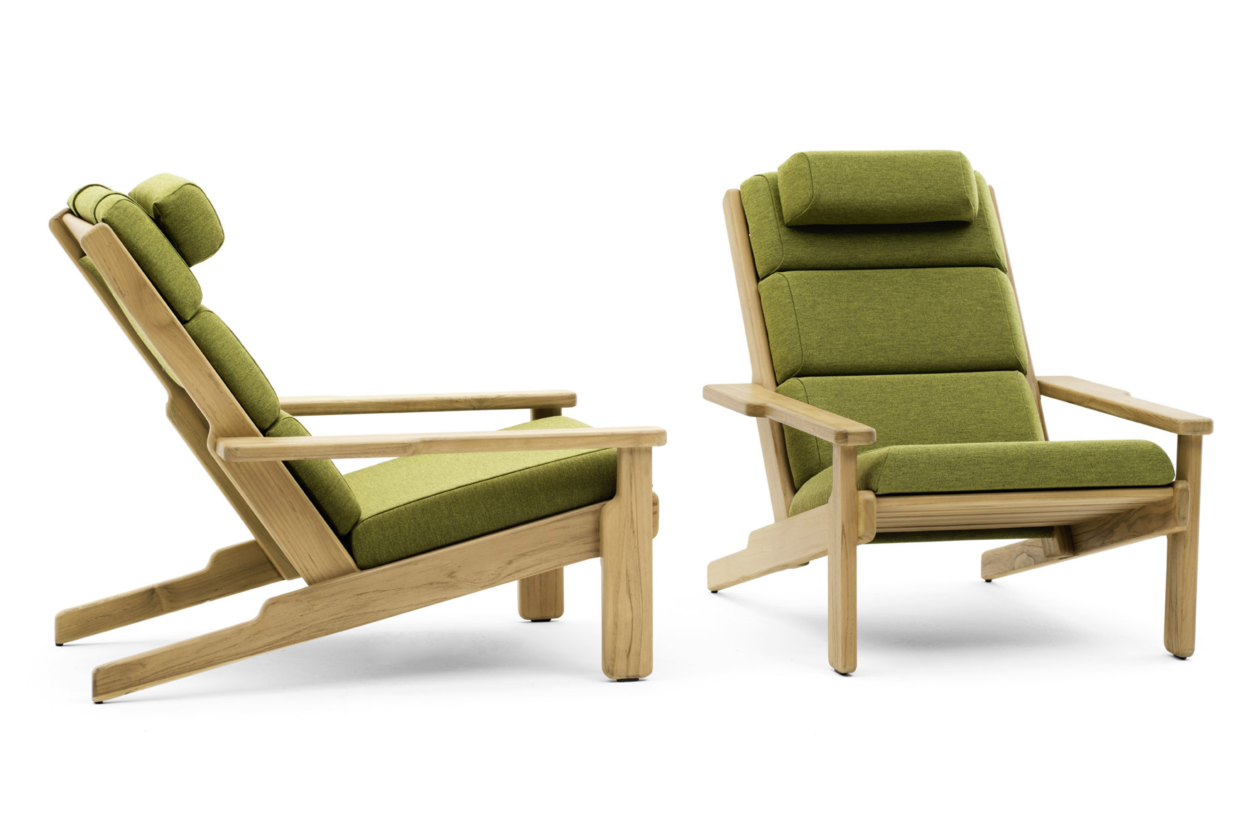 Unopiu-Chelsea stackable chair in teak